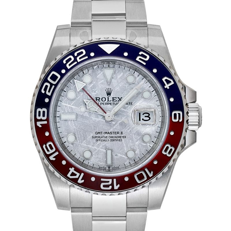 GMT Master II 40 mm Meteorite Dial in 18k White Gold 126719BLRO-0002