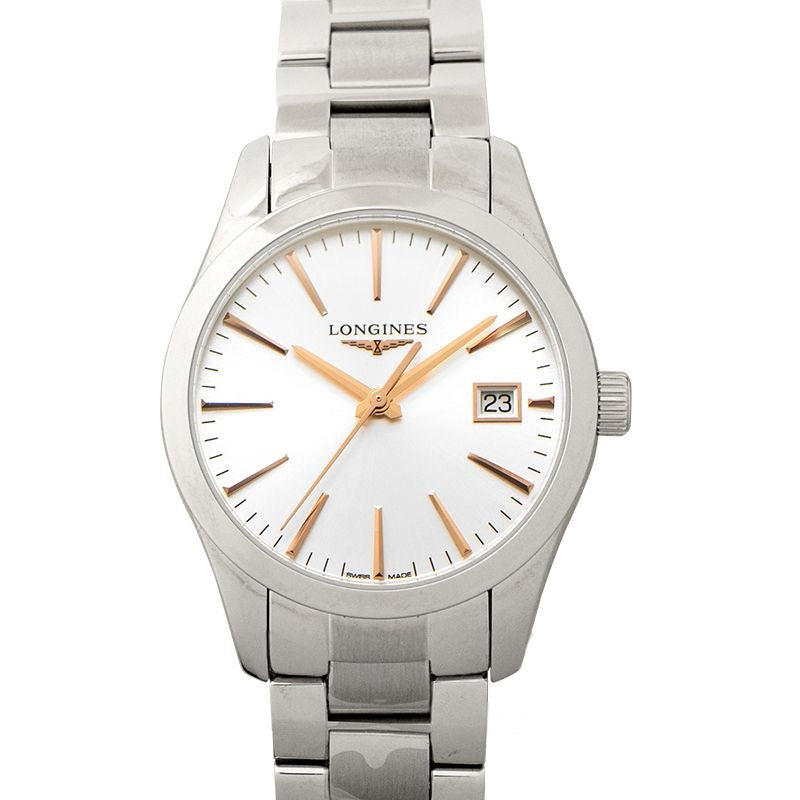 Conquest Classic 34mm Silver Dial in Stainless Steel L23864726