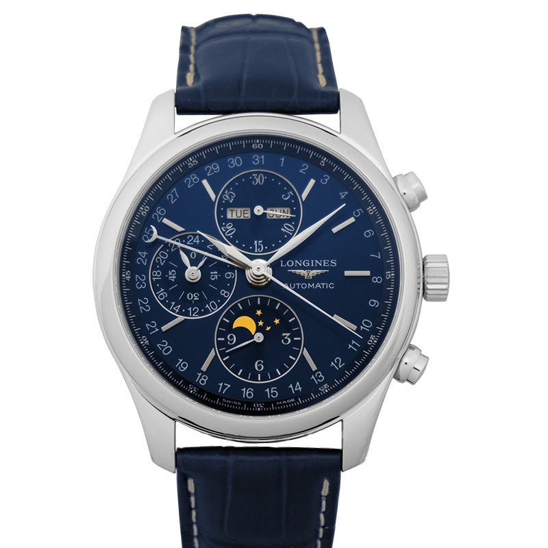 The Longines Master Collection 42 mm Blue Dial in Stainless Steel L27734920