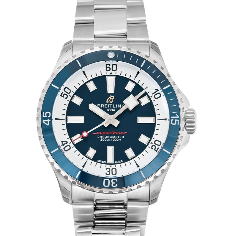 Superocean 42 mm Blue Dial in Stainless Steel A17375E71C1A1