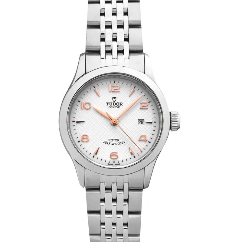 Tudor 1926 28 mm White Dial in Stainless Steel 91350-0011