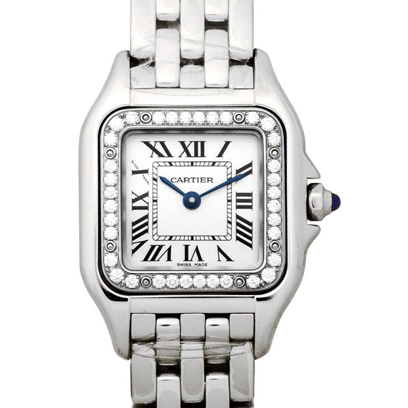 Panth?re de cartier 22mm Silver Dial in Stainless Steel W4PN0007