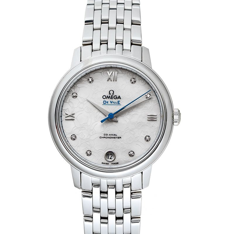 De Ville 32.7 mm White Dial in Stainless Steel 424.10.33.20.55.004