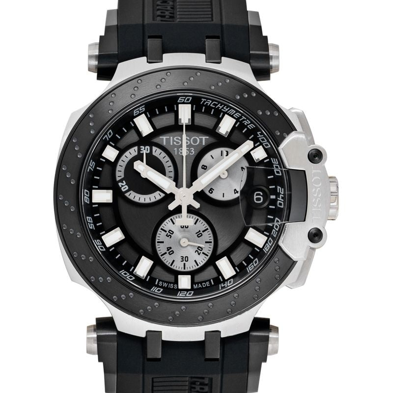 T-Sport 47.6 mm Black Dial in Stainless Steel T115.417.27.061.00