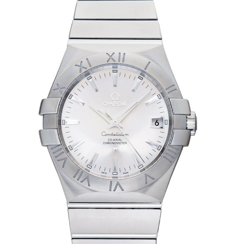 Constellation 35 mm Silver Dial in Stainless Steel 123.10.35.20.02.001