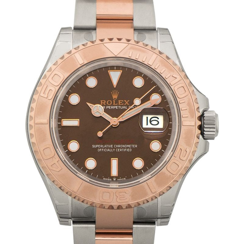 Yacht Master 40 mm Chocolate Dial in Stainless Steel, Everose Gold 126621