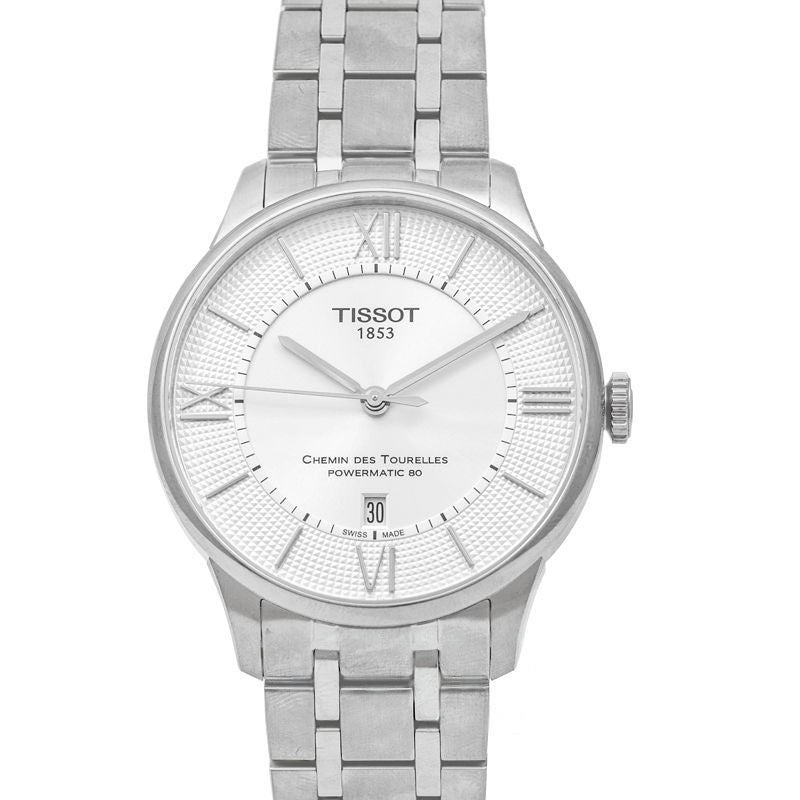 T-Classic 42 mm Silver Dial in Stainless Steel T099.407.11.038.00