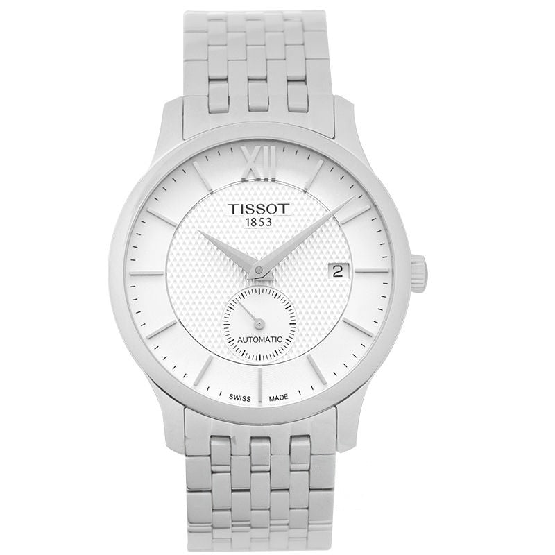 T-Classic 40 mm Silver Dial in Stainless Steel T063.428.11.038.00