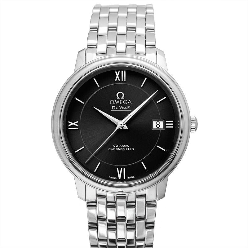 De Ville 36.8 mm Black Dial in Stainless Steel 424.10.37.20.01.001