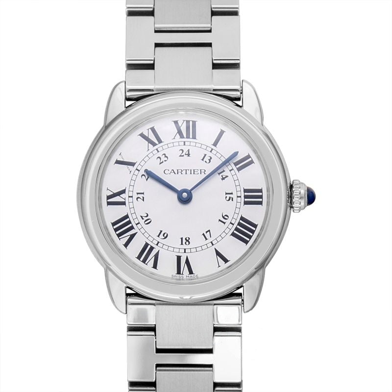 Ronde de Cartier 29.5 mm Silver Dial in Stainless Steel W6701004