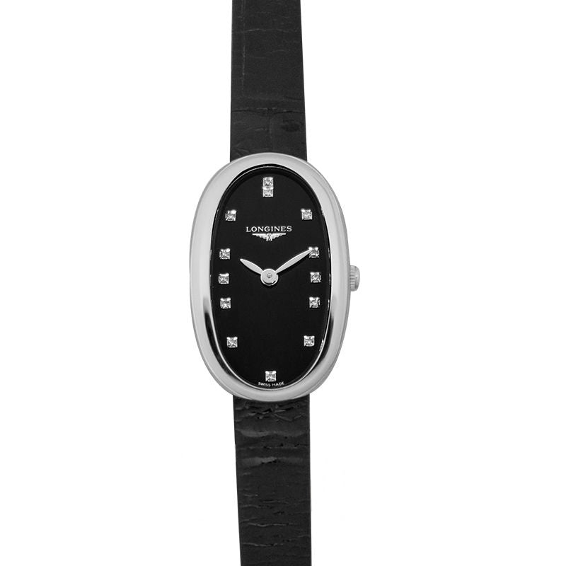Longines Symphonette 18.9mm Black Dial in Stainless Steel L23054570