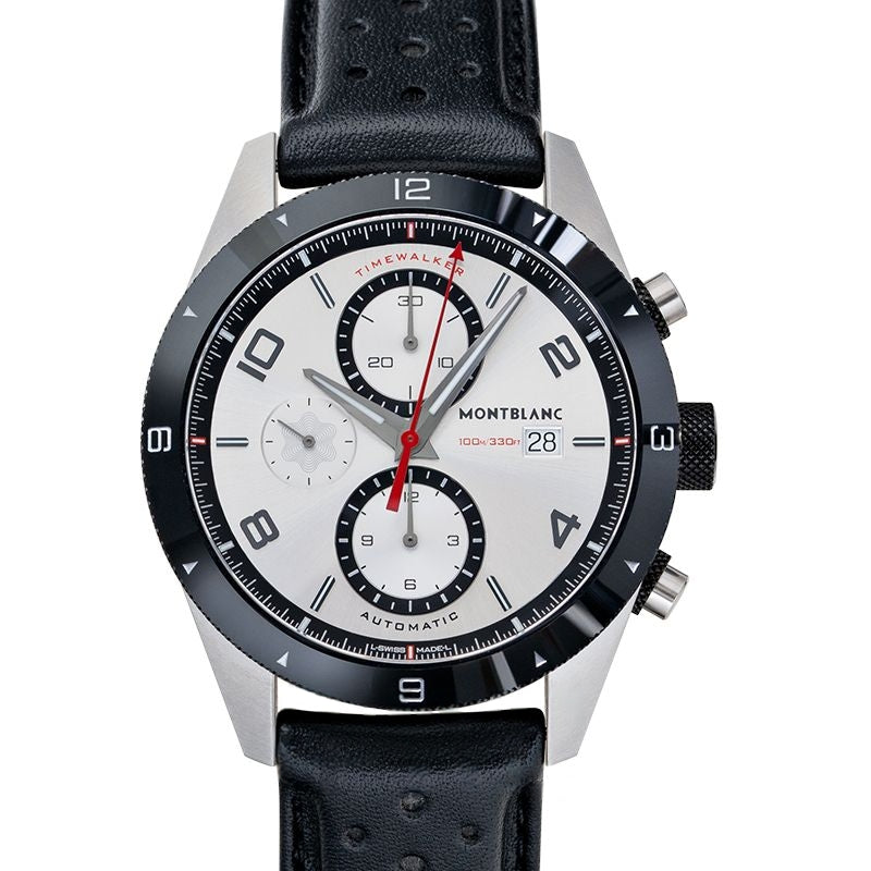 TimeWalker 43 mm Silver Dial in Stainless Steel 116100