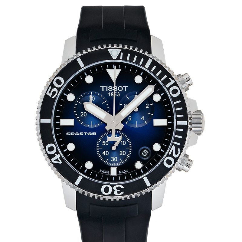 T-Sport 45.5 mm Blue Dial in Stainless Steel T120.417.17.041.00