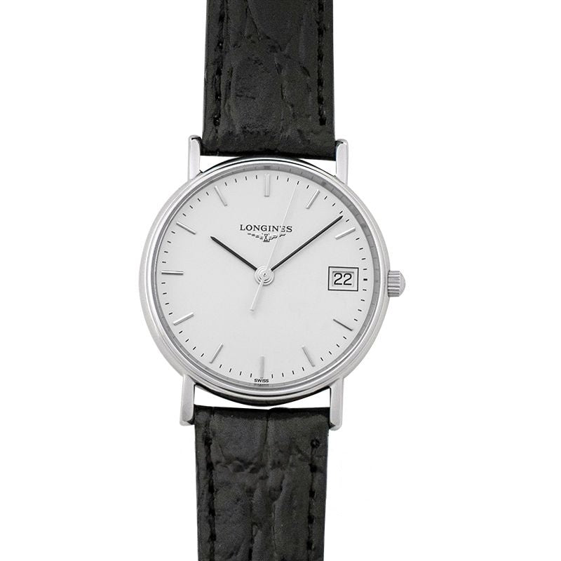 Pr?sence 30 mm White Dial in Stainless Steel L43204122