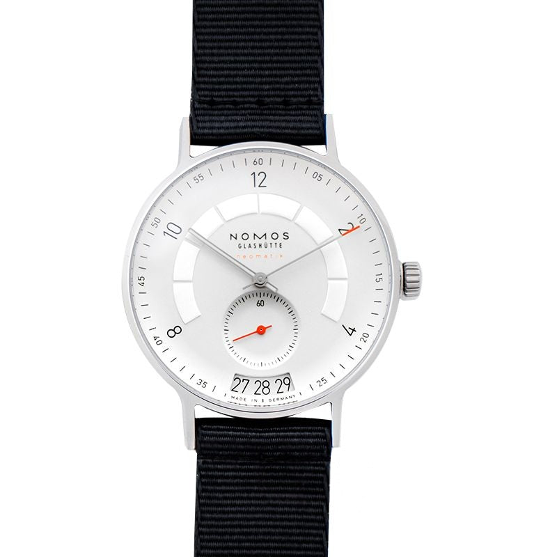 Autobahn 41mm White Silver-plated Dial in Stainless Steel 1301