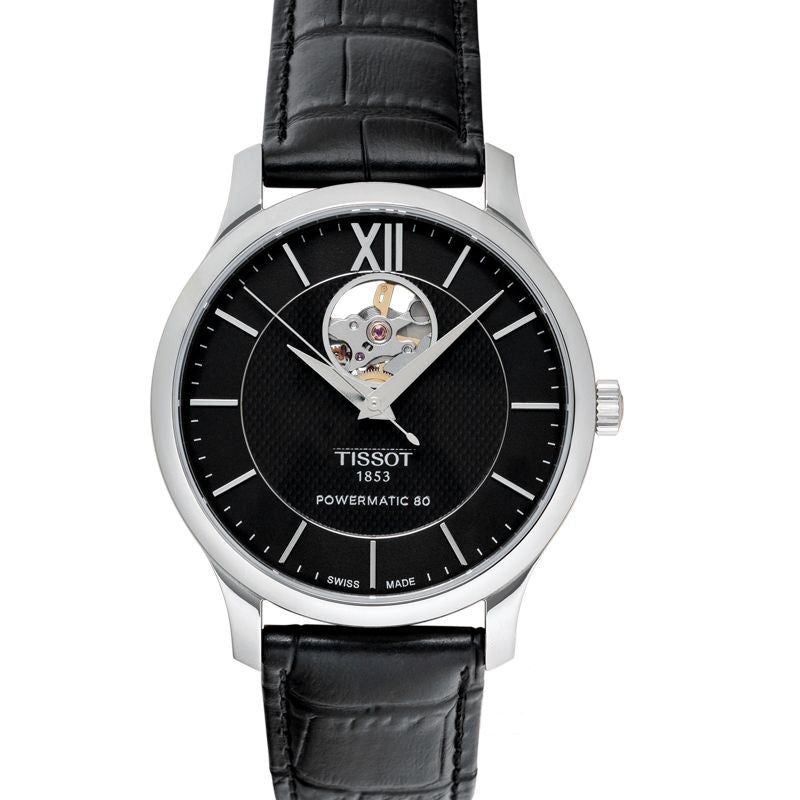 T-Classic 40 mm Black Dial in Stainless Steel T063.907.16.058.00