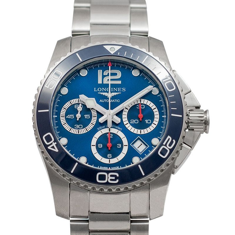 HydroConquest ? 41.00?mm Sunray blue Dial in Stainless Steel, ceramic L37834966