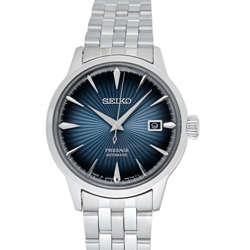 Presage 40.5 mm Blue Dial in Stainless Steel SARY123