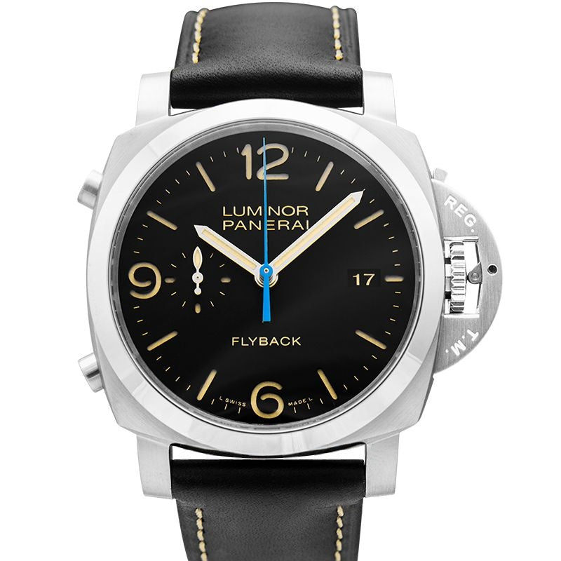 Luminor 1950 44 mm Black Dial in Stainless Steel PAM00524