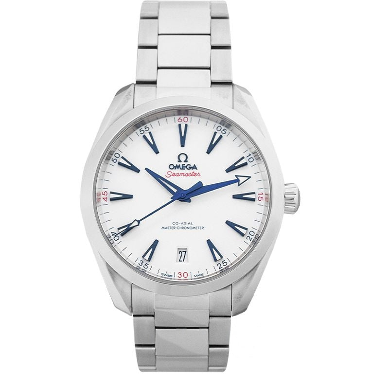 Aqua Terra 41 mm White Dial in Stainless Steel 522.10.41.21.04.001