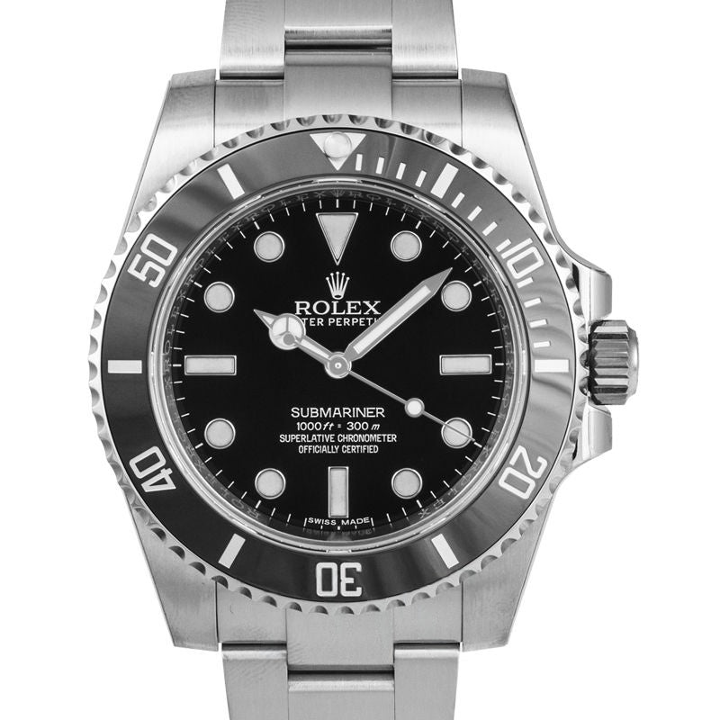 Submariner 40 mm Black Dial in Stainless Steel 114060-0002