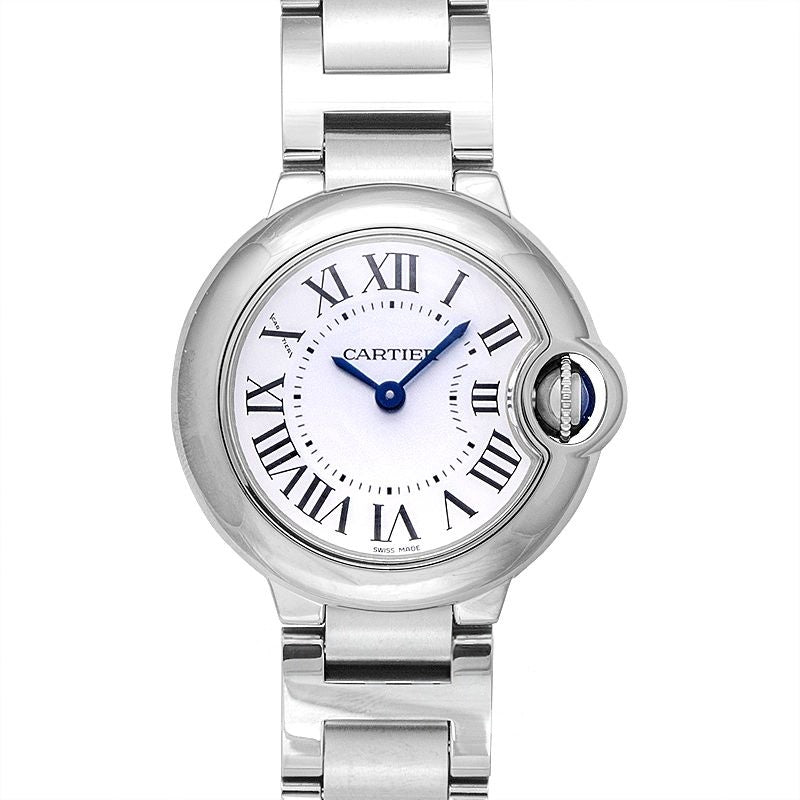 Ballon Bleu de Cartier 29 mm Silver Dial in Stainless Steel W69010Z4
