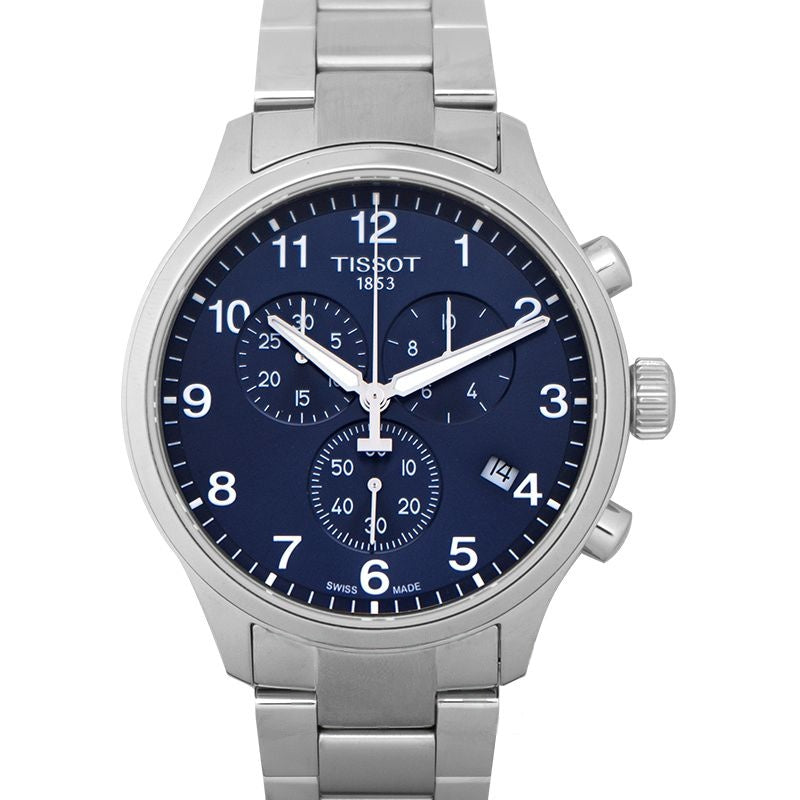 T-Sport 45 mm Blue Dial in Stainless Steel T116.617.11.047.01