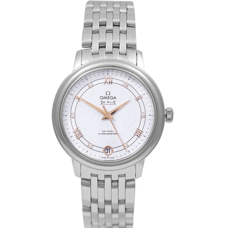De Ville 32.7 mm Silver Dial in Stainless Steel 424.10.33.20.52.001