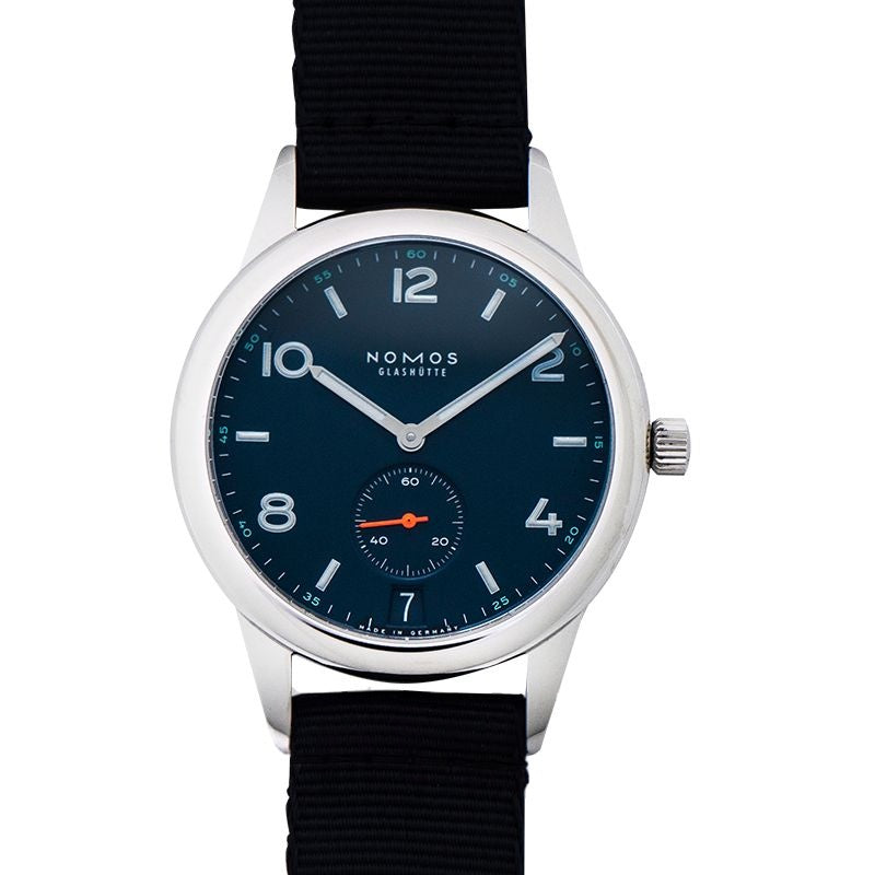 Club 41,5 mm blaues Zifferblatt aus Edelstahl 776