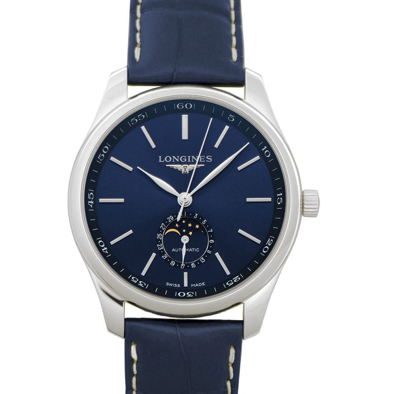 Montre Longines Master Collection 42 mm, cadran bleu, acier inoxydable L29194920