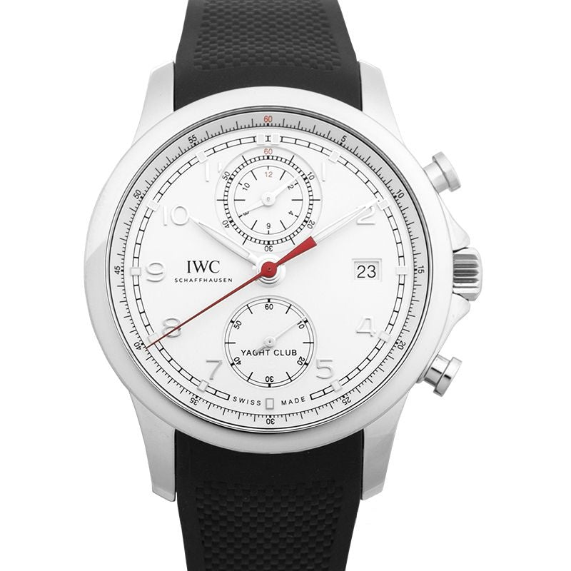 Portugieser 43.5mm White Dial in Stainless Steel IW390502