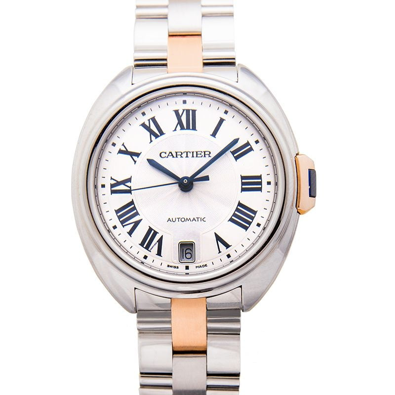 Cl? de Cartier 35 mm Silver Dial in Stainless Steel W2CL0003