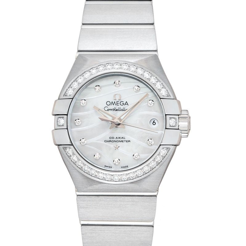 Constellation 27 mm Mother of pearl Dial in Stainless Steel 123.15.27.20.55.002
