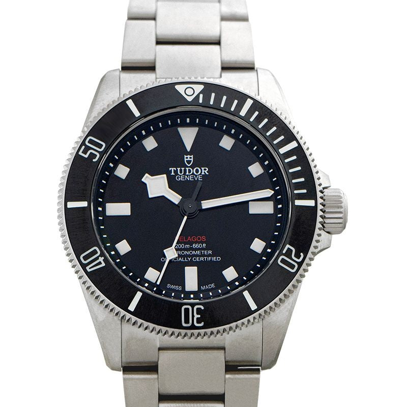 Pelagos 39 mm Black Dial in Titanium 25407N-0001