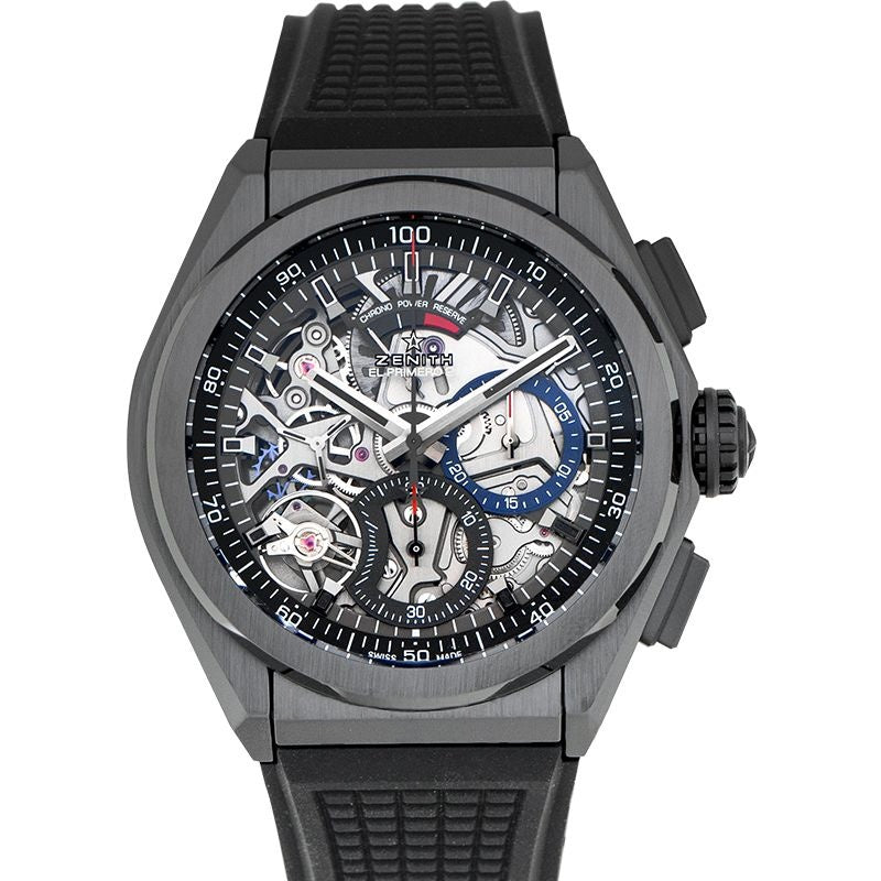 Montre Defy 44 mm à cadran squelette en céramique 49.9000.9004/78.R782
