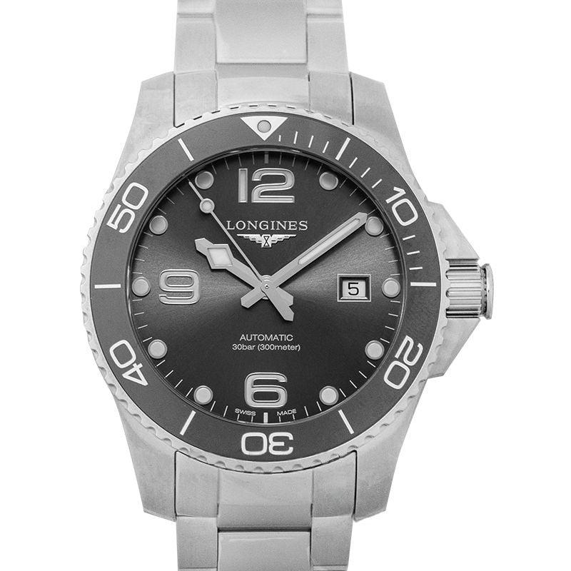 HydroConquest 43mm Grey Dial in Stainless Steel L37824766