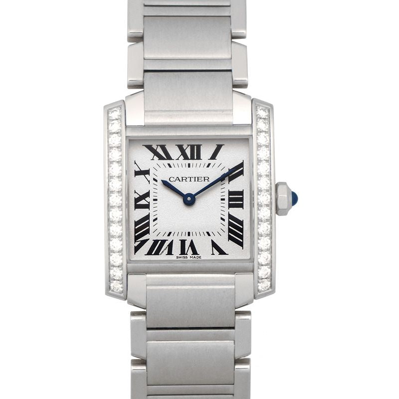 Tank Fran?aise 25mm Silver Dial in Stainless Steel W4TA0009