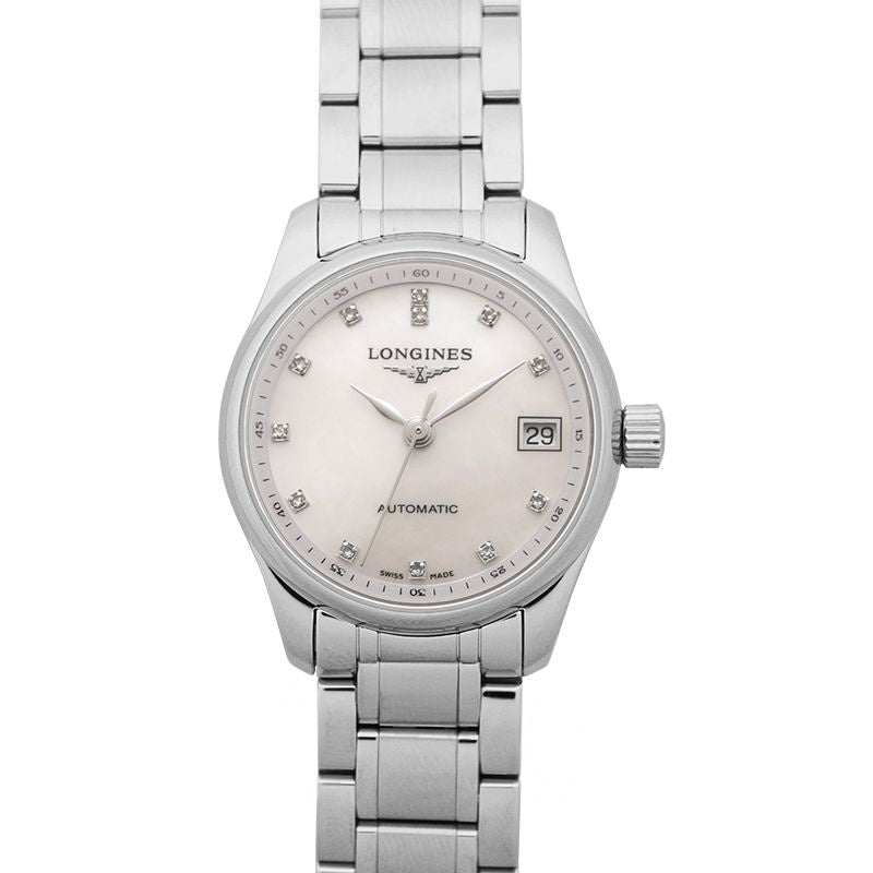 Montre Longines Master Collection 25,5 mm, cadran nacre, acier inoxydable L21284876