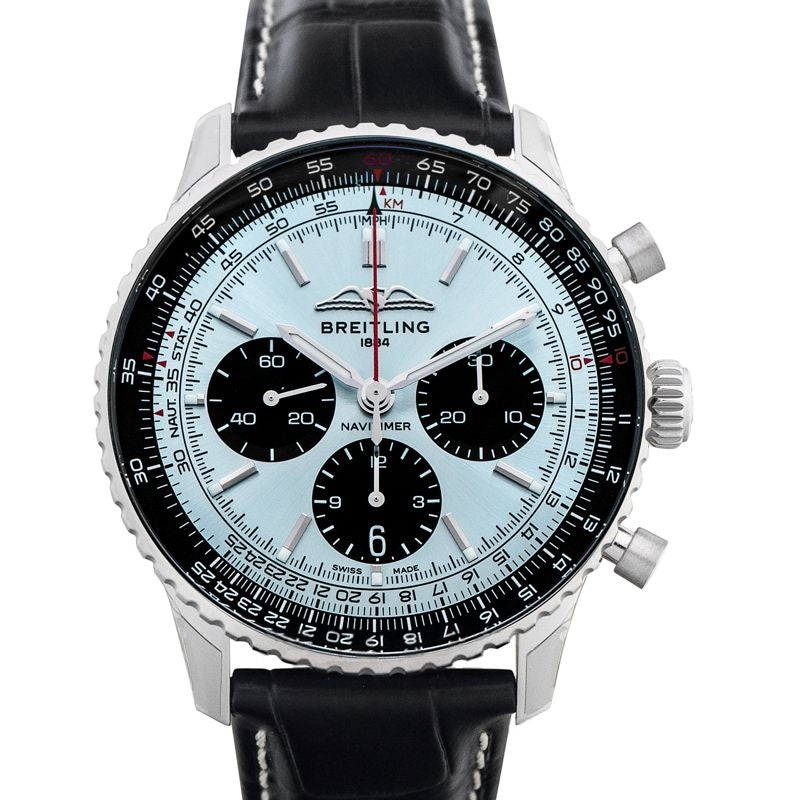 Navitimer 43 mm Blue Dial in Stainless Steel AB0138241C1P1