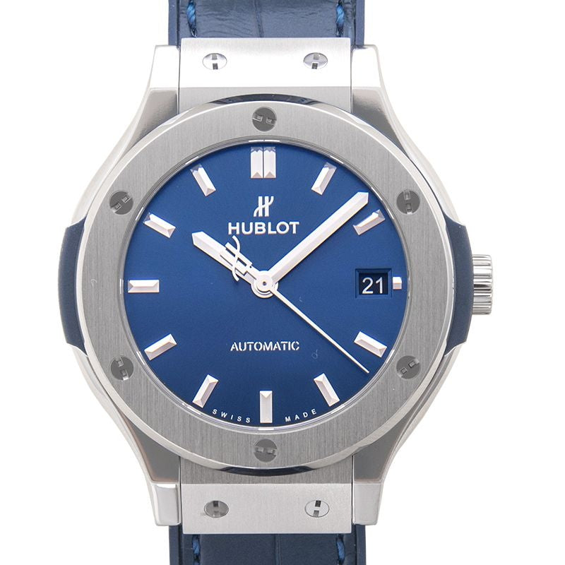Classic Fusion 38 mm Blue Dial in Titanium 565.NX.7170.LR