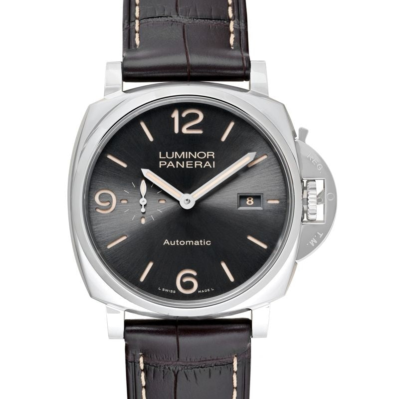 Luminor Due 45 mm Grey Dial in Stainless Steel PAM00943