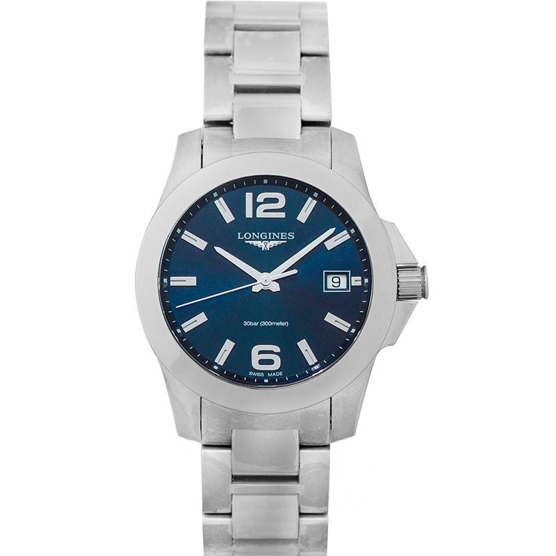 Longines Conquest ? 34.00?mm Sunray blue Dial in Stainless Steel L33774966