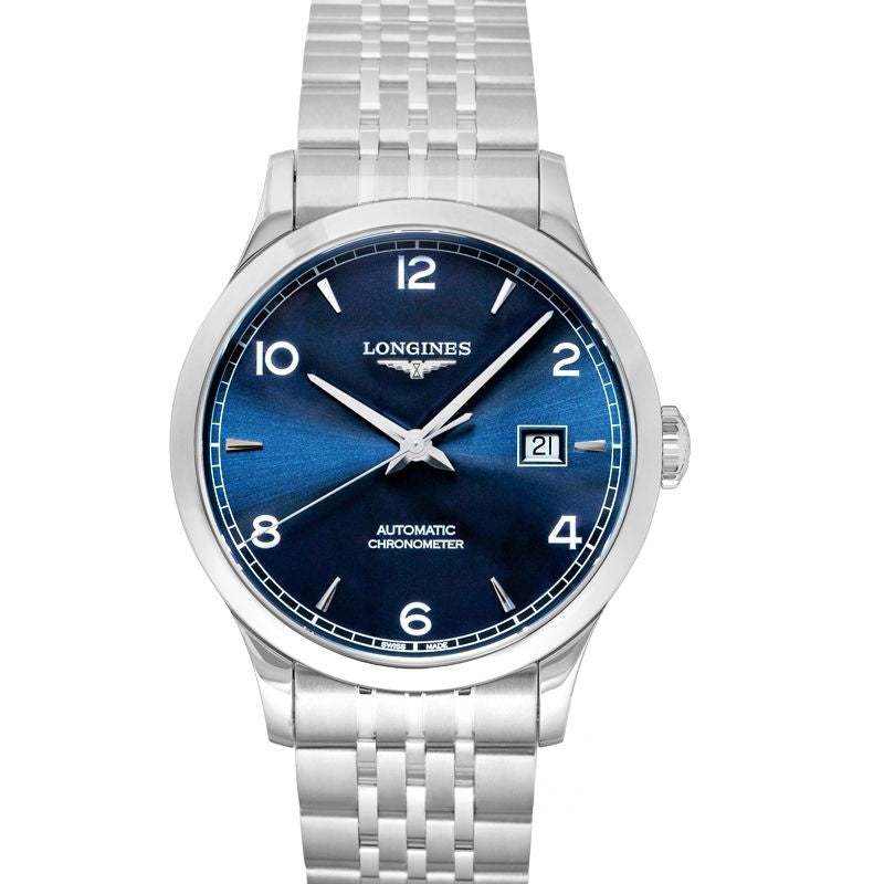 Record 40mm Blue Dial in Stainless Steel L28214966