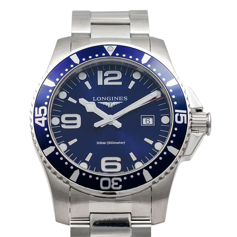 HydroConquest 44 mm Blue Dial in Stainless Steel L38404966