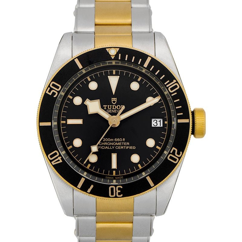 Heritage Black Bay 41 mm Black Dial in Stainless Steel 79733N-0008