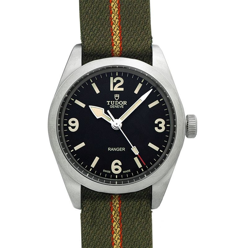 Heritage Ranger 39 mm Black Dial in Stainless Steel 79950-0003