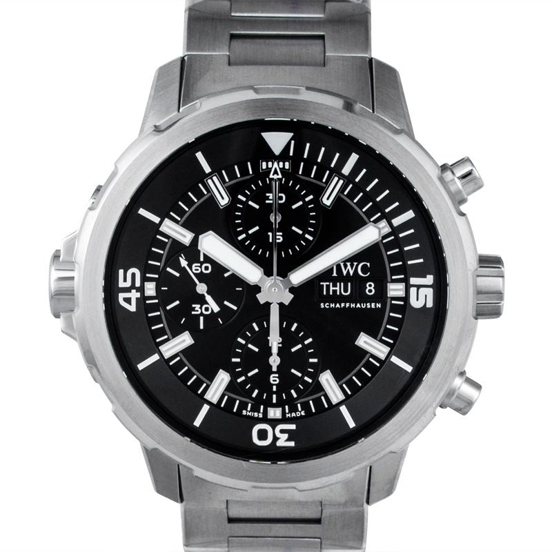 Aquatimer 44.00 mm Black Dial in Stainless Steel IW3768-04