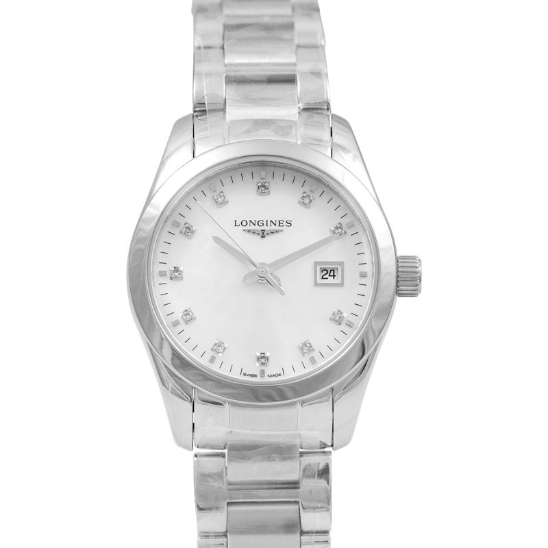 Conquest Classic 29.5mm Mother Of Pearl Dial in Stainless Steel L22864876