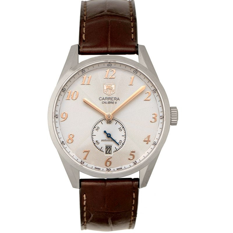 Carrera 39mm Silver Dial in Stainless Steel WAS2112.FC6181