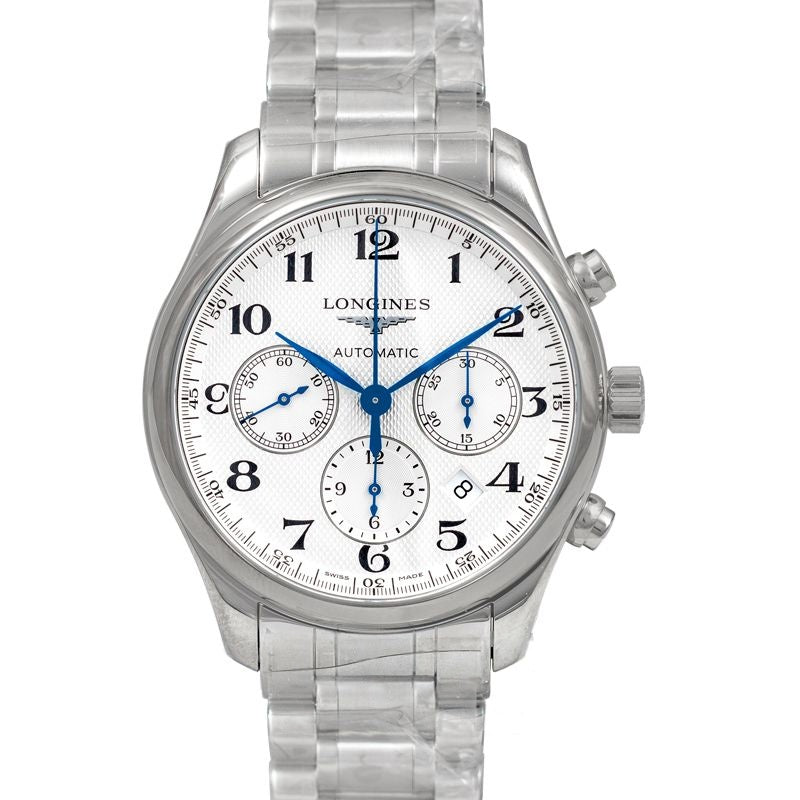 Montre Longines Master Collection 42 mm, cadran argenté, acier inoxydable L27594786
